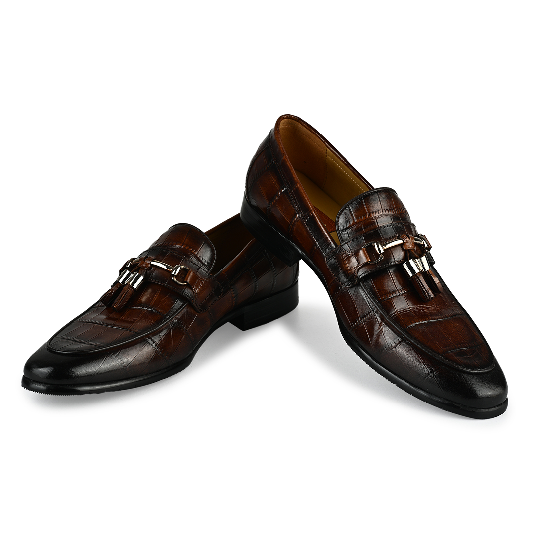 Cambridge Tassel Loafers - Brown