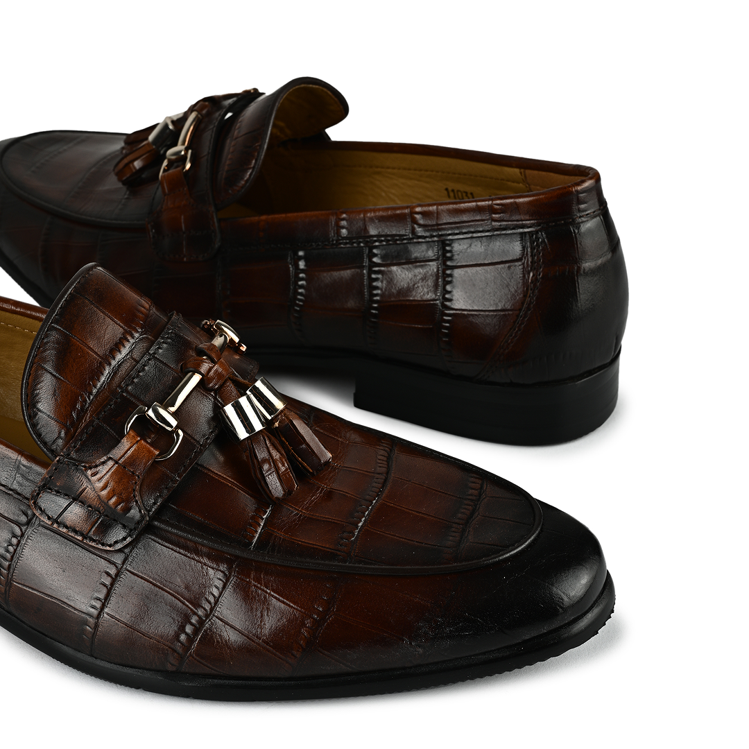 Cambridge Tassel Loafers - Brown
