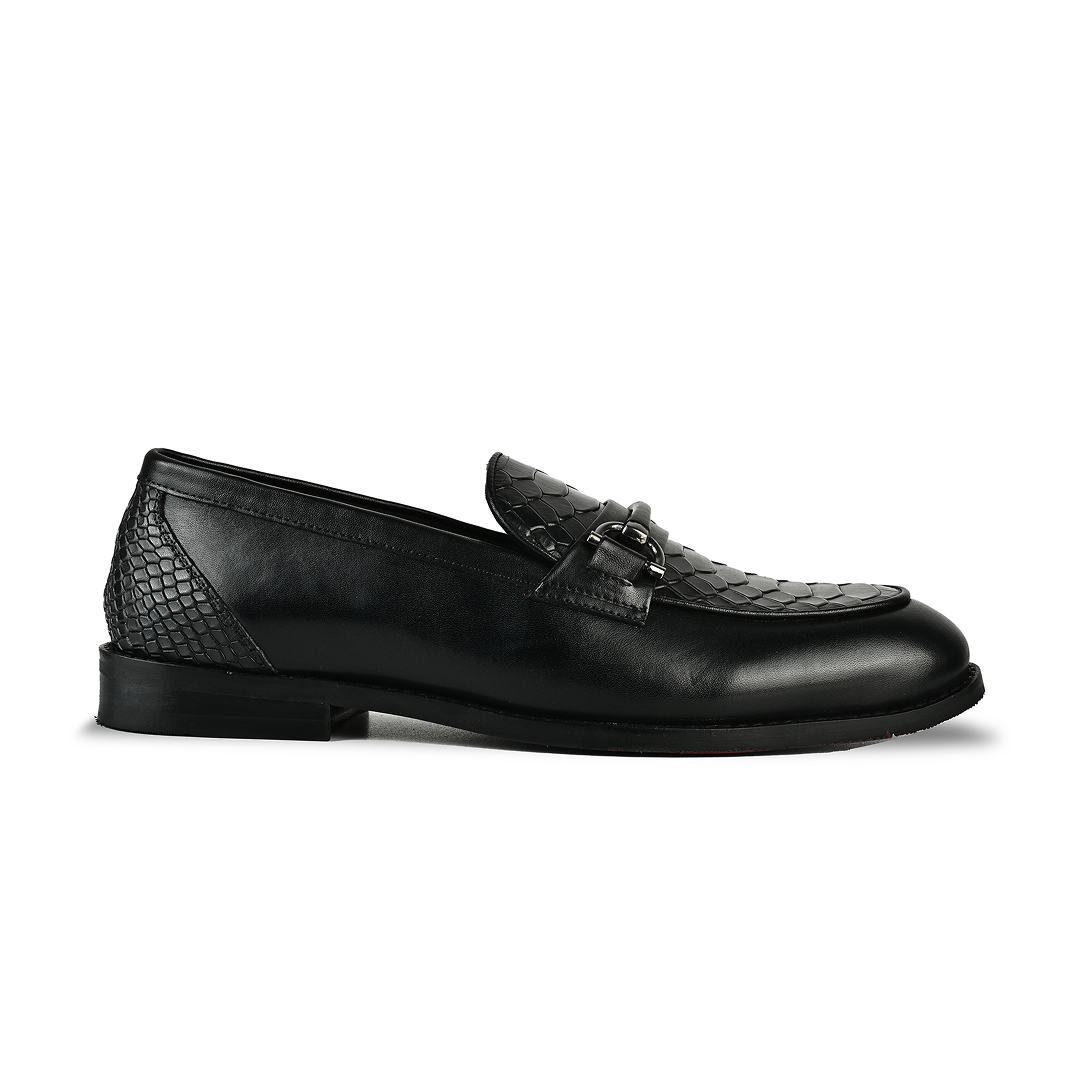 Croc Bit Loafers - Black