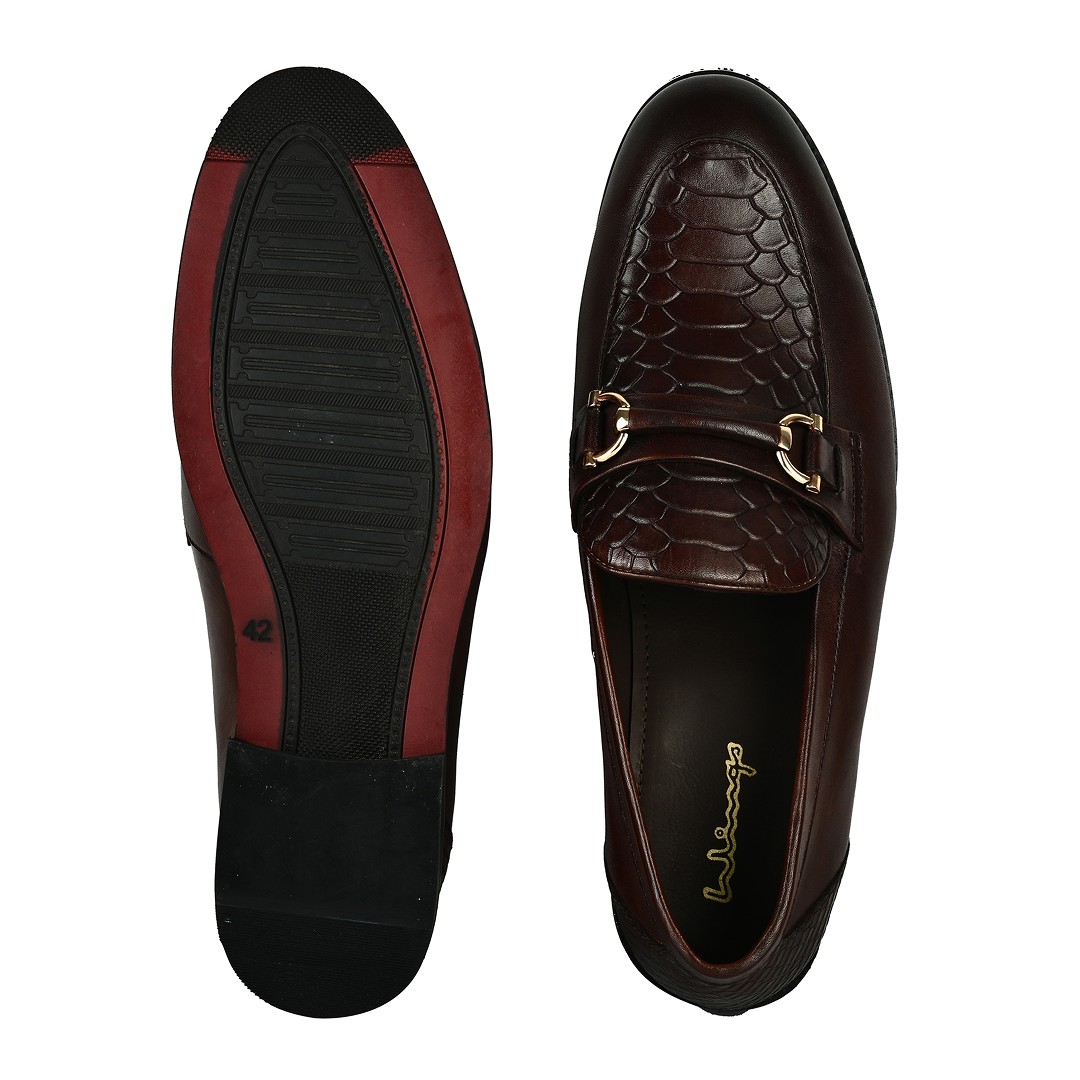Croc Bit Loafers - Brown