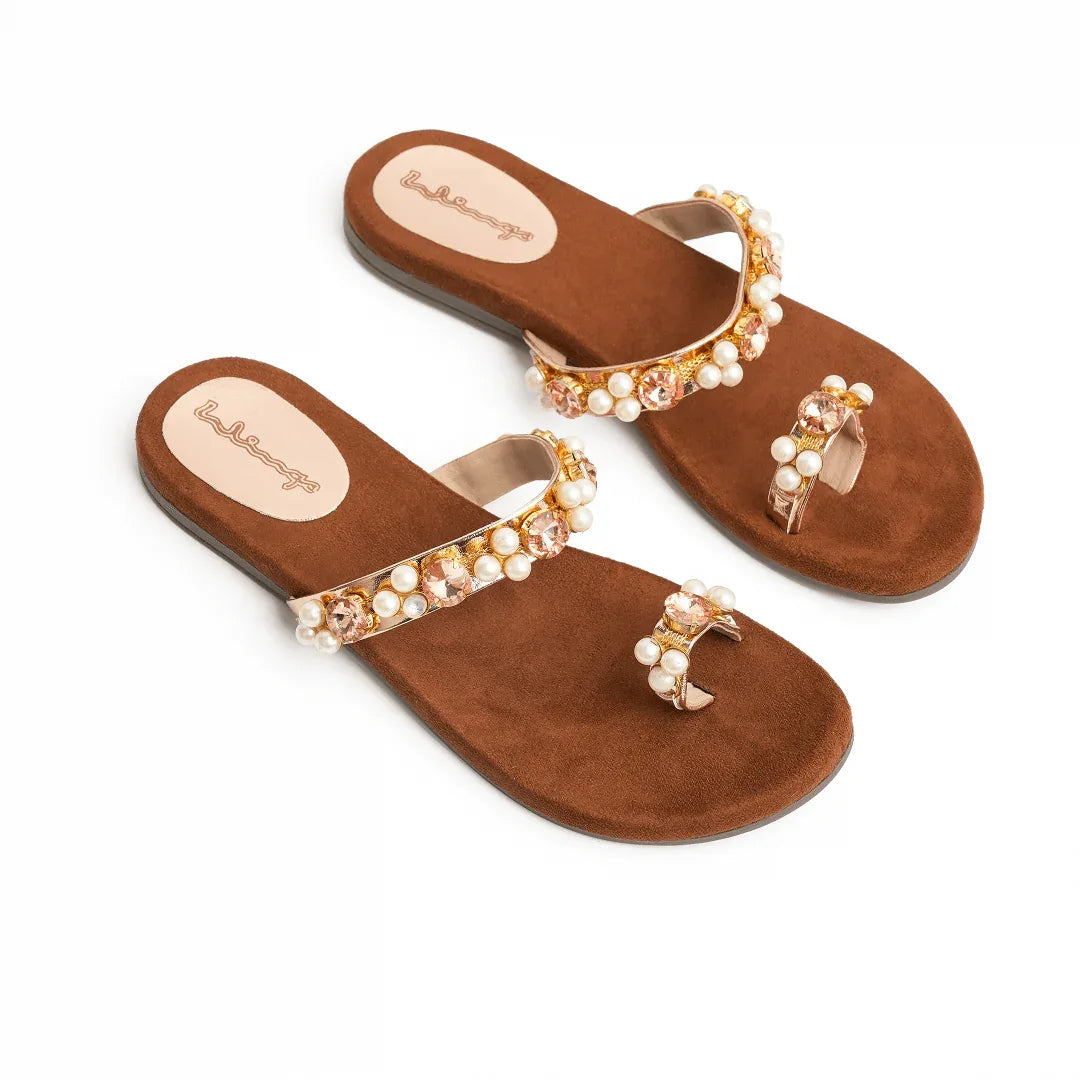 Regal Gemstone Flats - Rose Gold