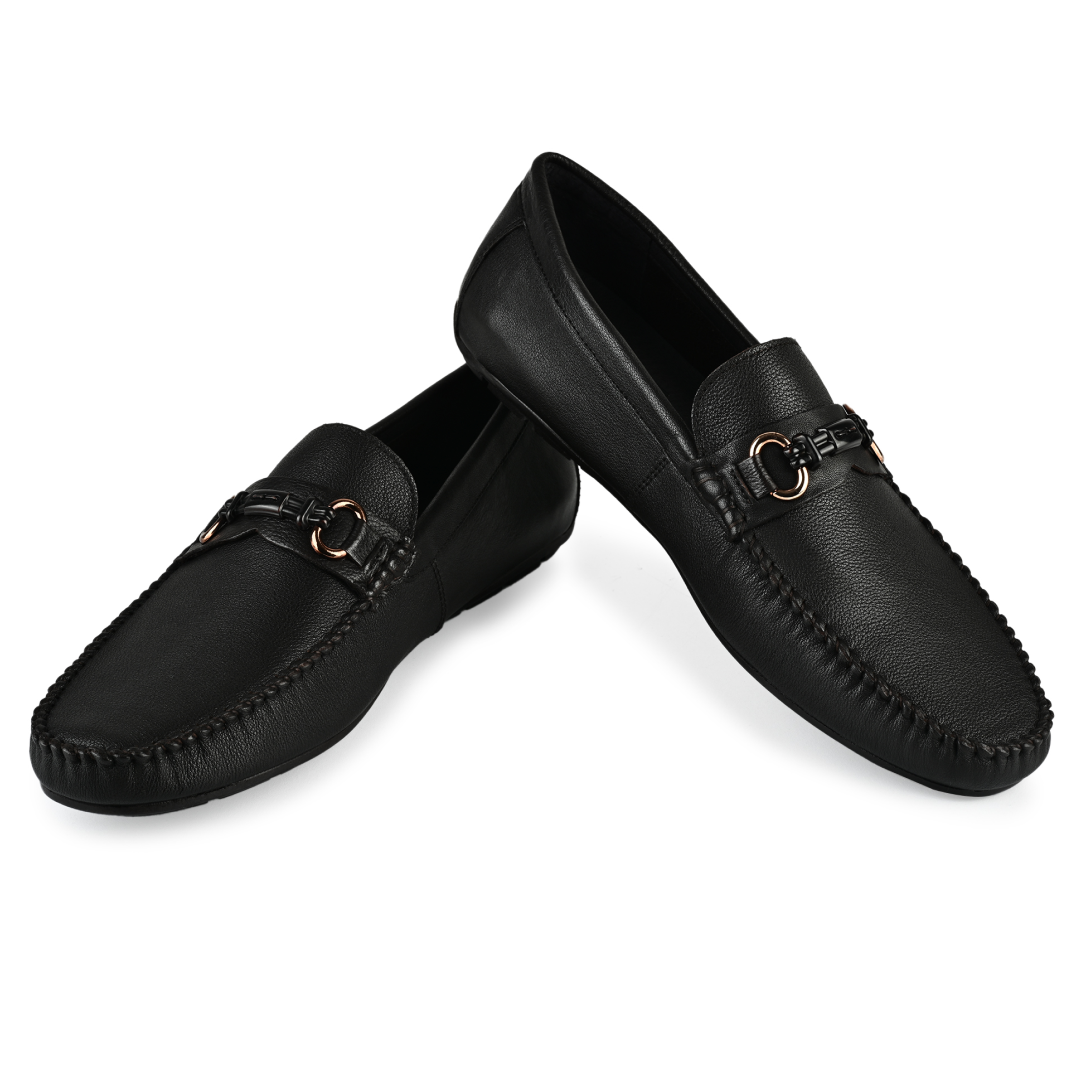 Henry Penny Moccasins - Black