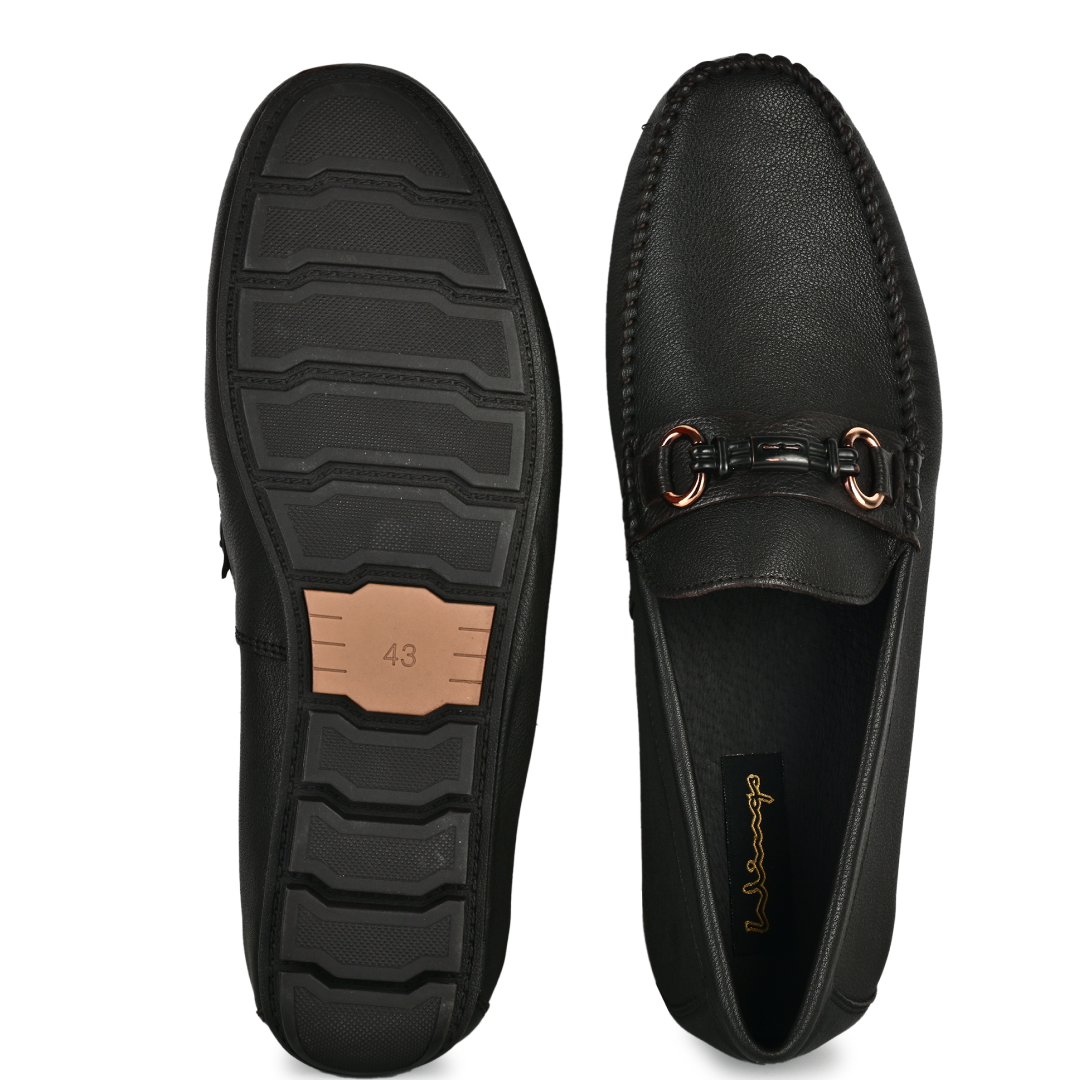 Henry Penny Moccasins - Black