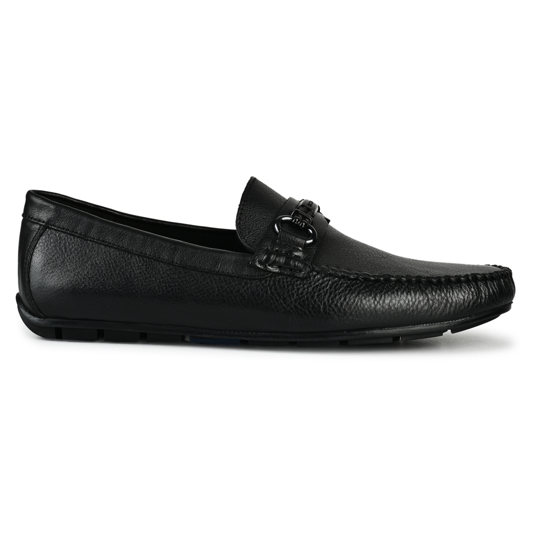 Henry Penny Moccasins - Matte Black