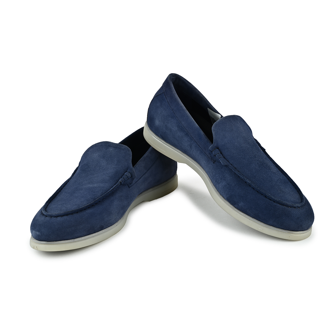 Midnight Suede Slipons - Blue