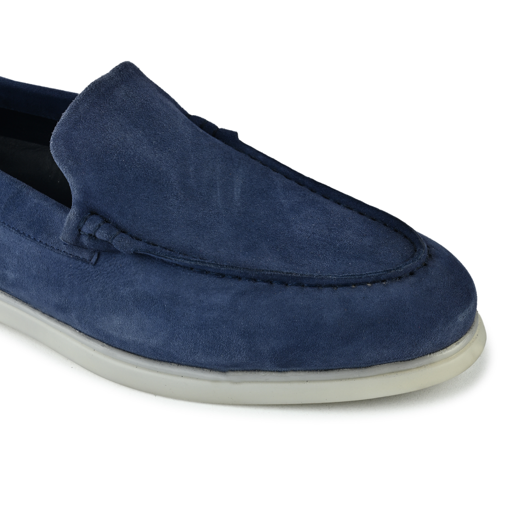 Midnight Suede Slipons - Blue