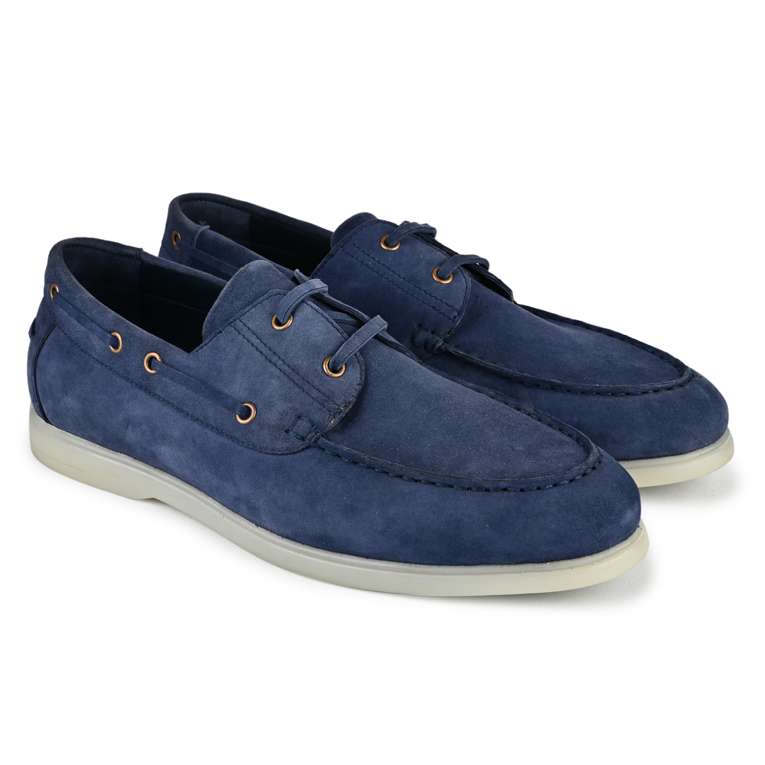 Regal Suede Lace Ups - Blue
