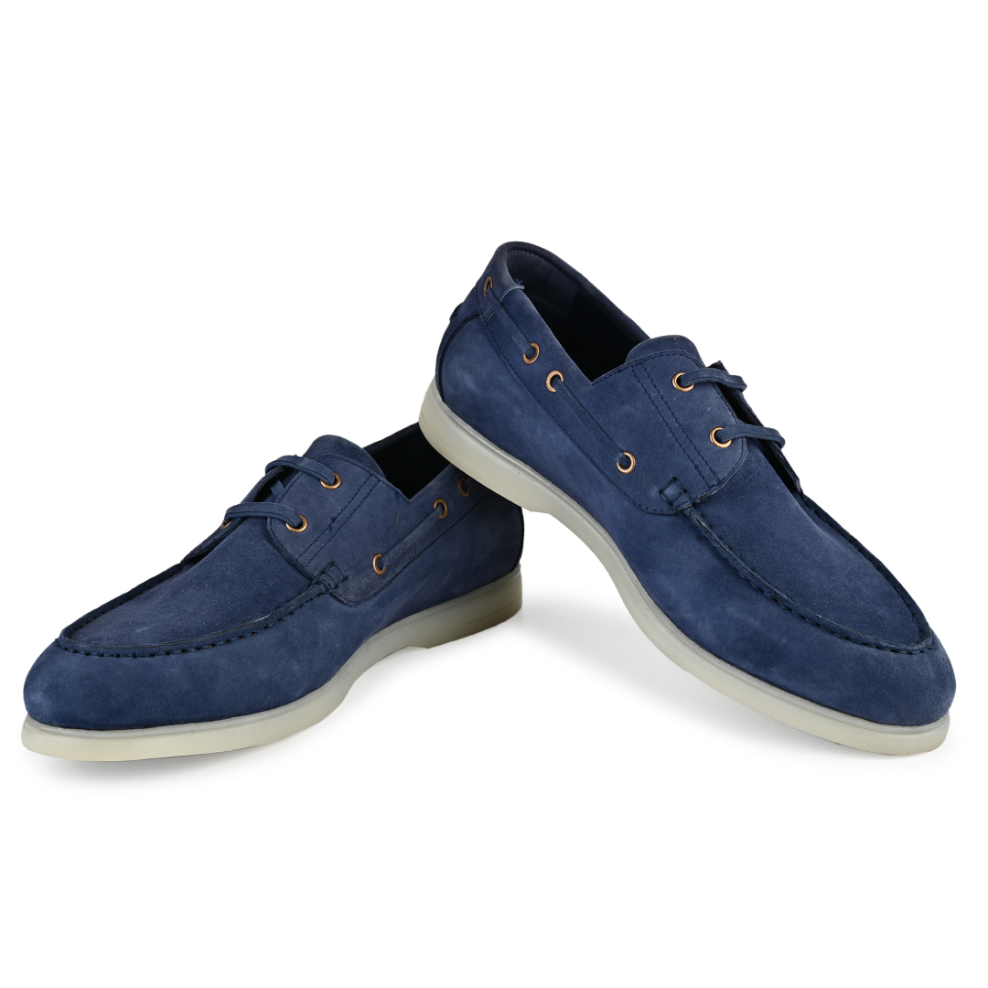 Regal Suede Lace Ups - Blue