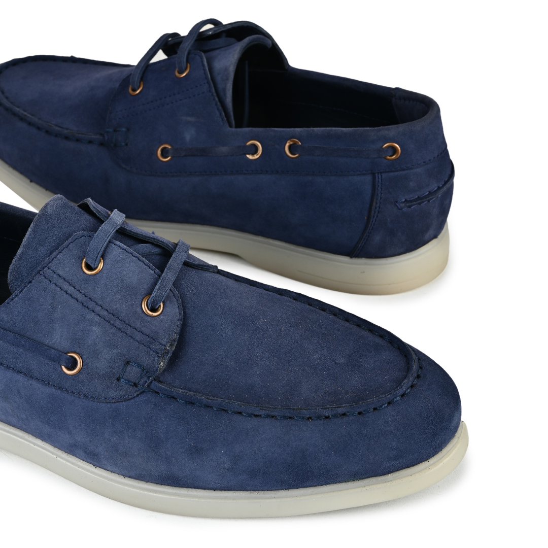 Regal Suede Lace Ups - Blue