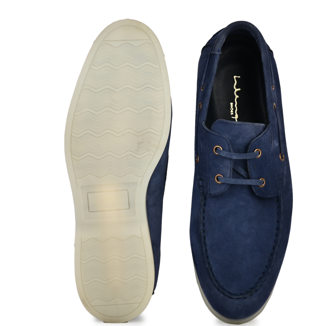 Regal Suede Lace Ups - Blue