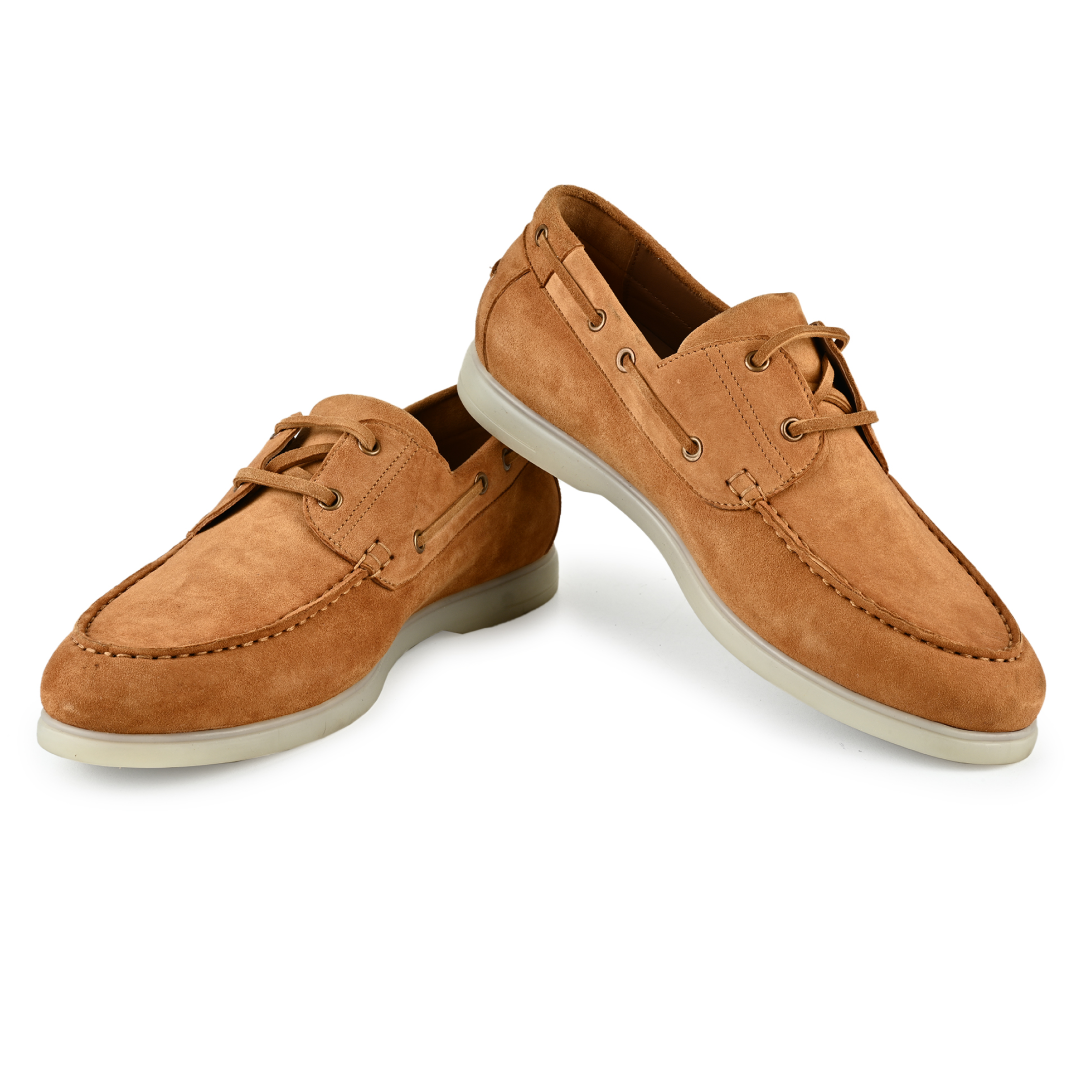 Regal Suede Lace Ups - Tan