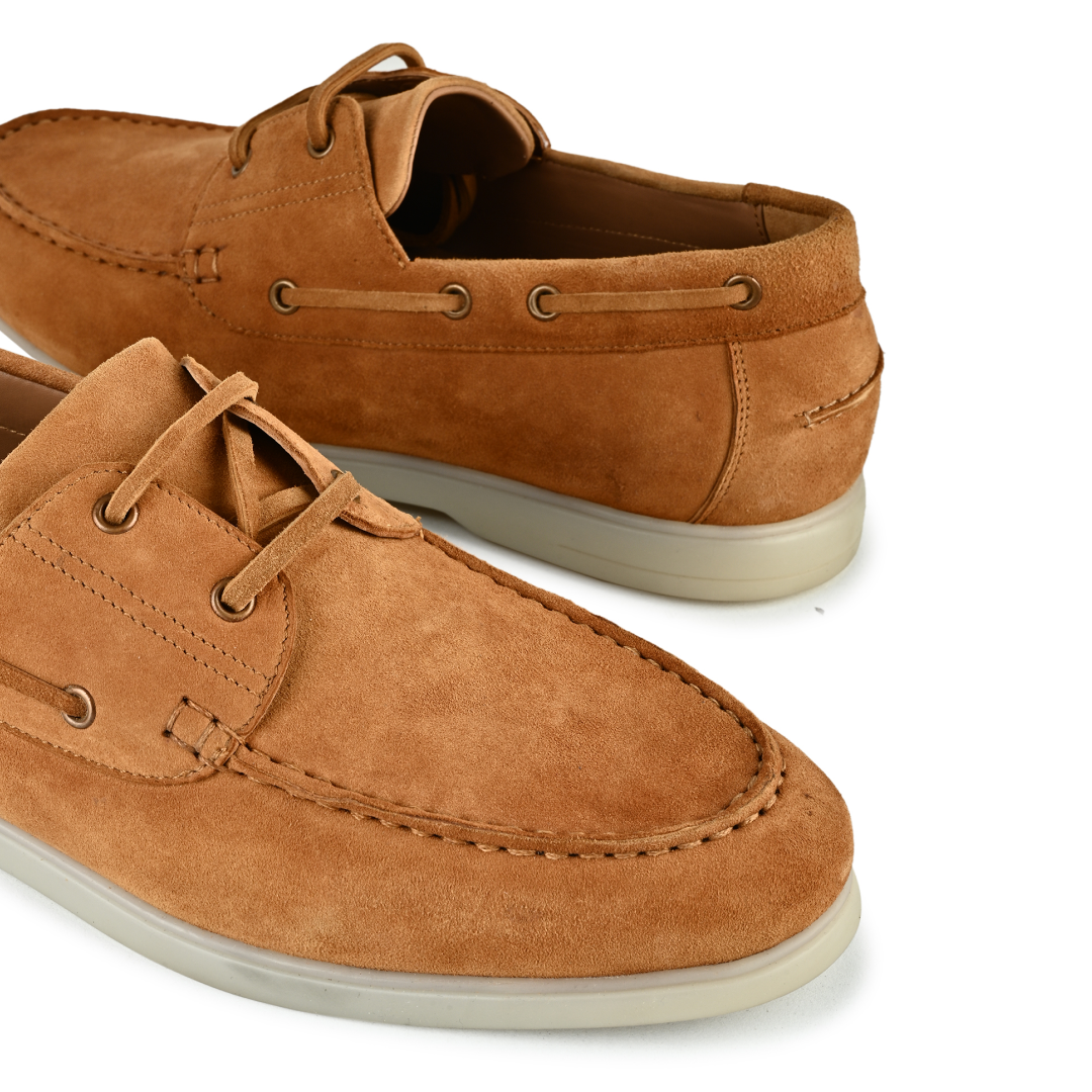 Regal Suede Lace Ups - Tan