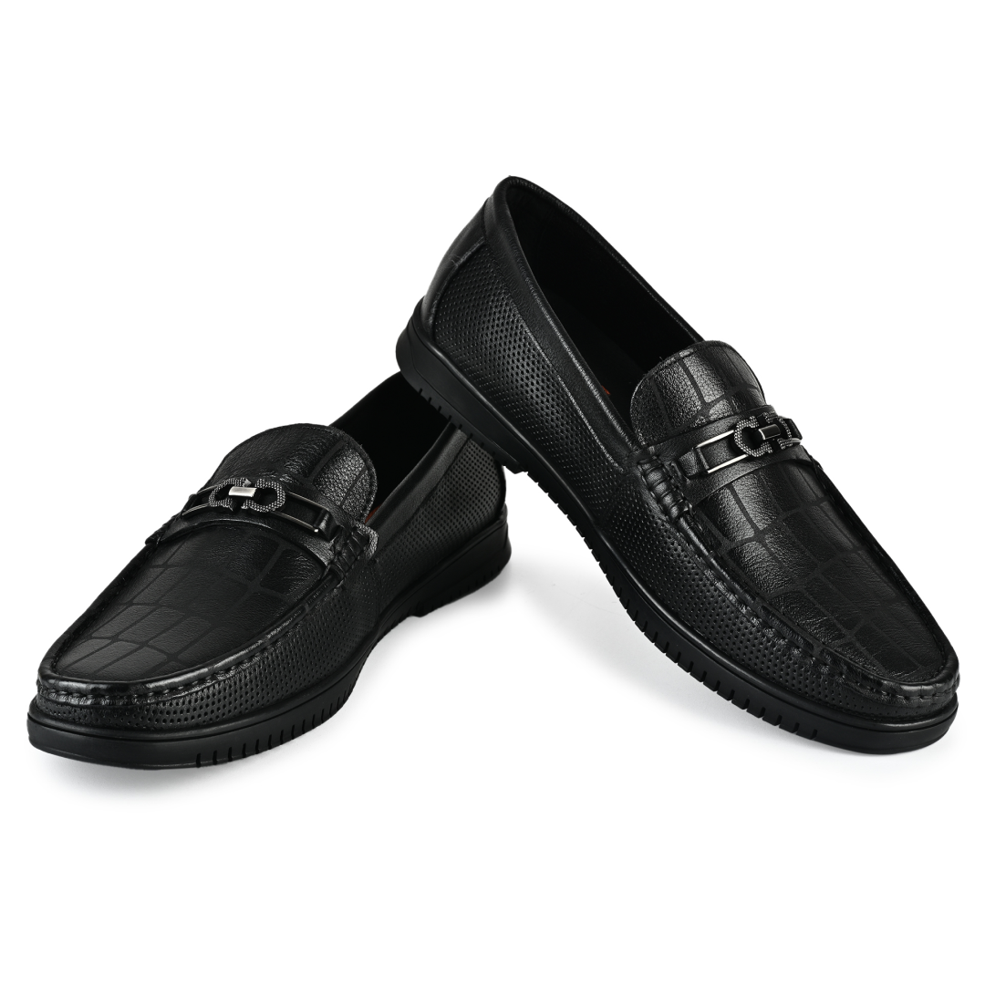 Torino Horsebit Loafers - Black