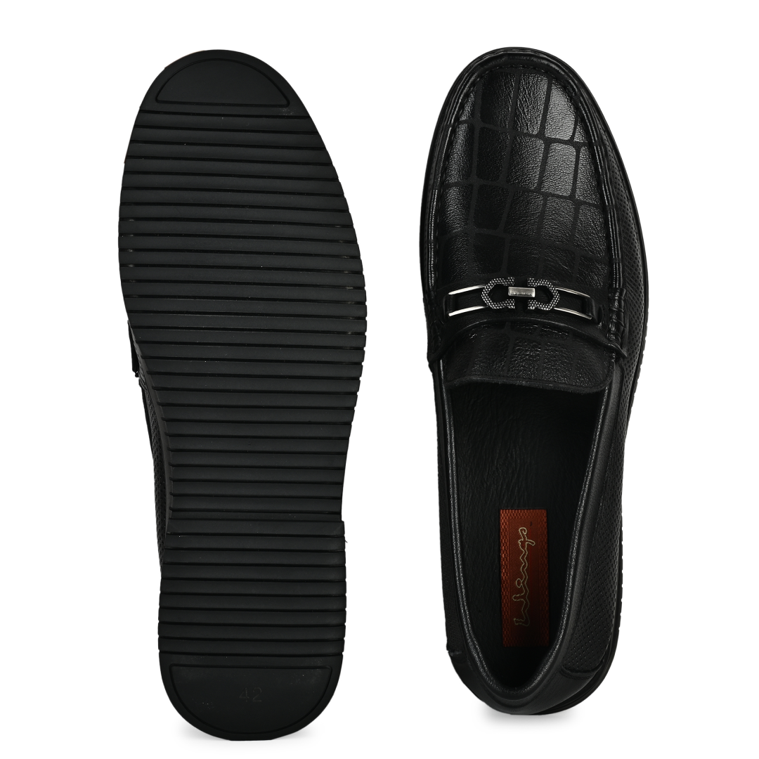 Torino Horsebit Loafers - Black