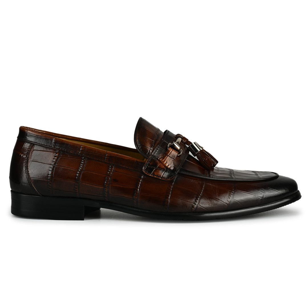 Cambridge Tassel Loafers - Brown