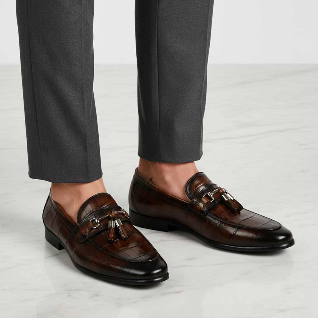 Cambridge Tassel Loafers - Brown