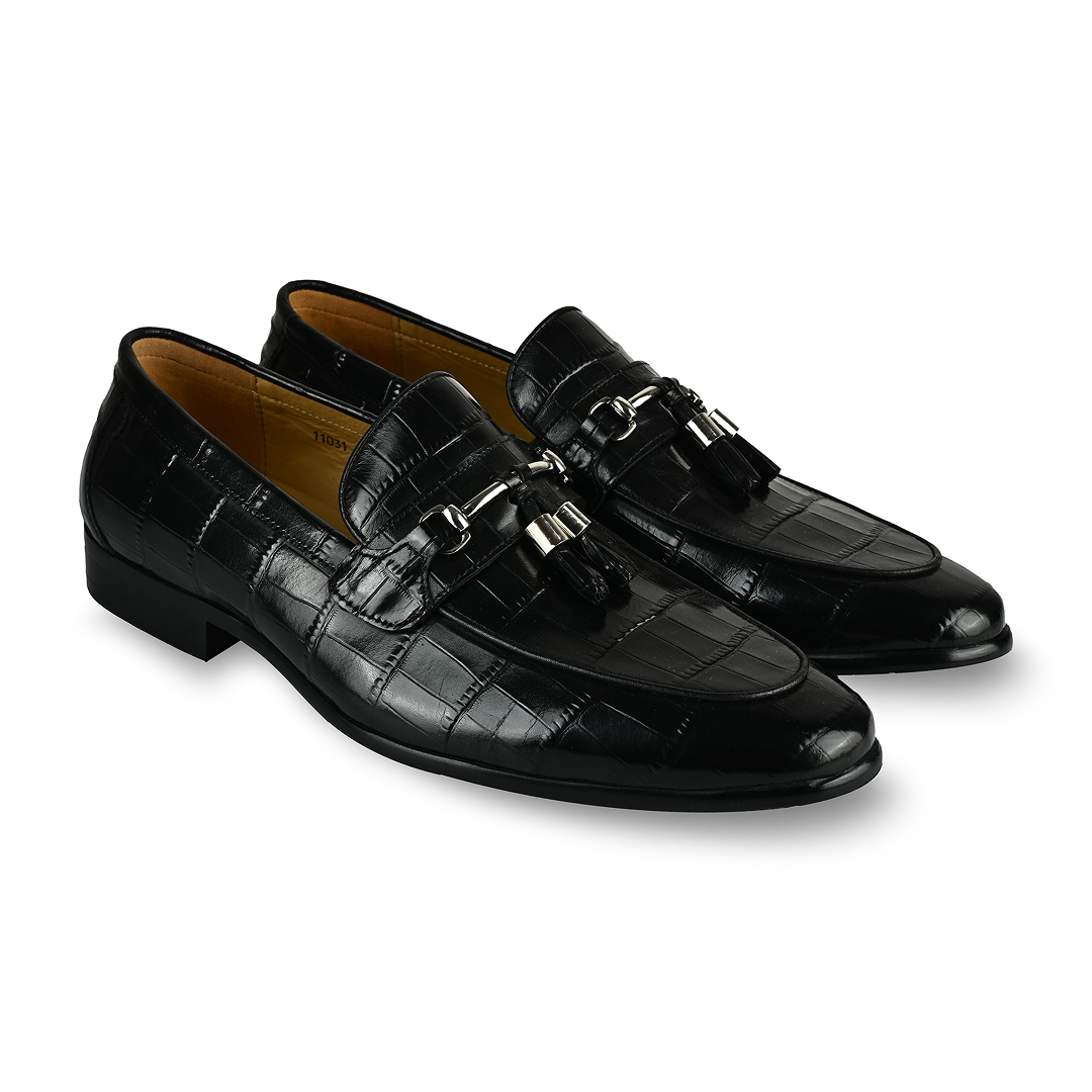 Cambridge Tassel Loafers - Black