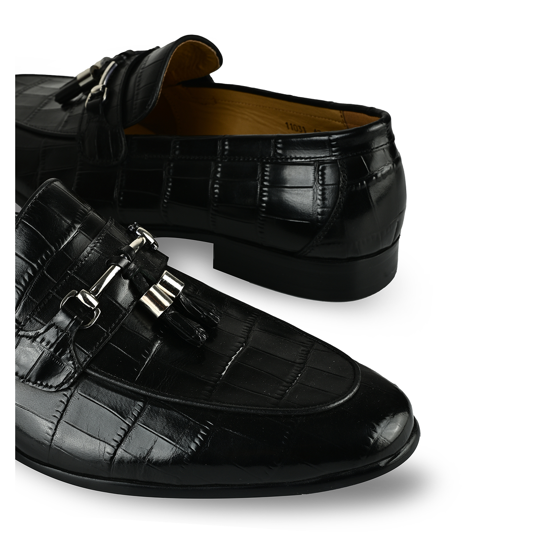 Cambridge Tassel Loafers - Black