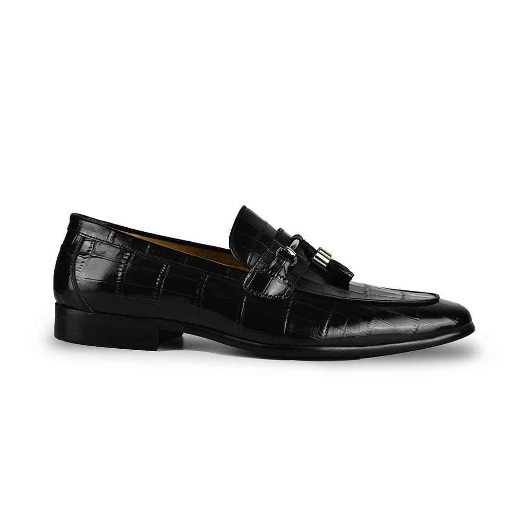 Cambridge Tassel Loafers - Black