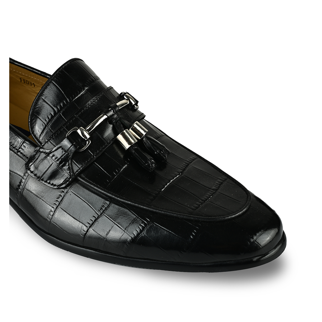 Cambridge Tassel Loafers - Black