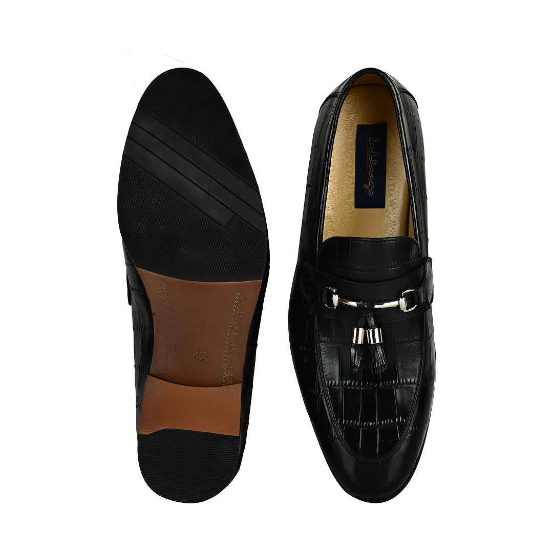 Cambridge Tassel Loafers - Black
