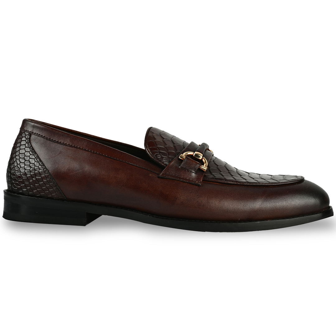 Croc Bit Loafers - Brown
