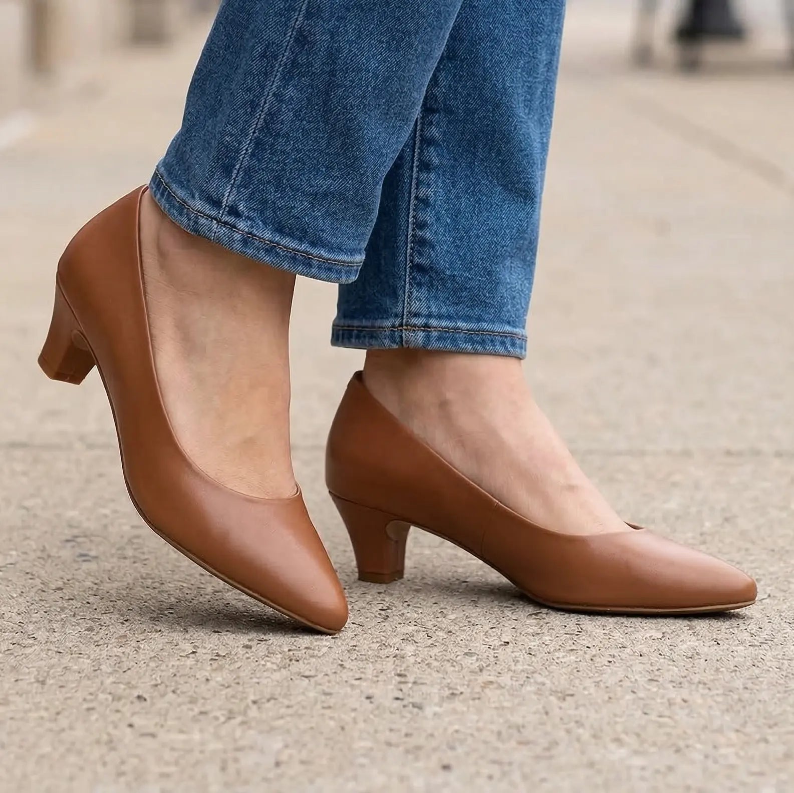 Everyday Elegance Pumps - Tan