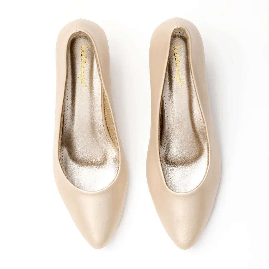 Everyday Elegance Pumps - Beige
