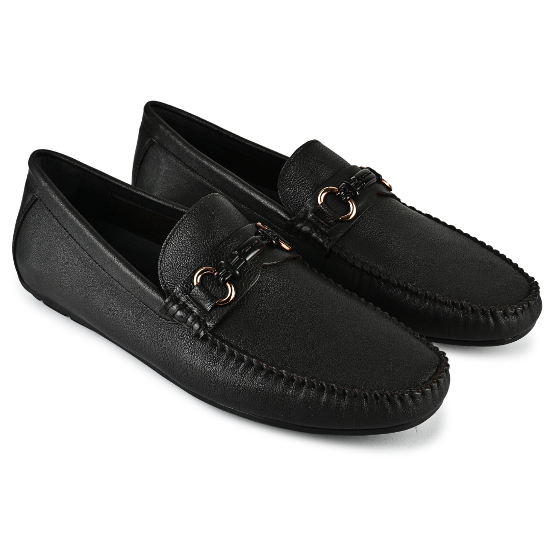 Henry Penny Moccasins - Black
