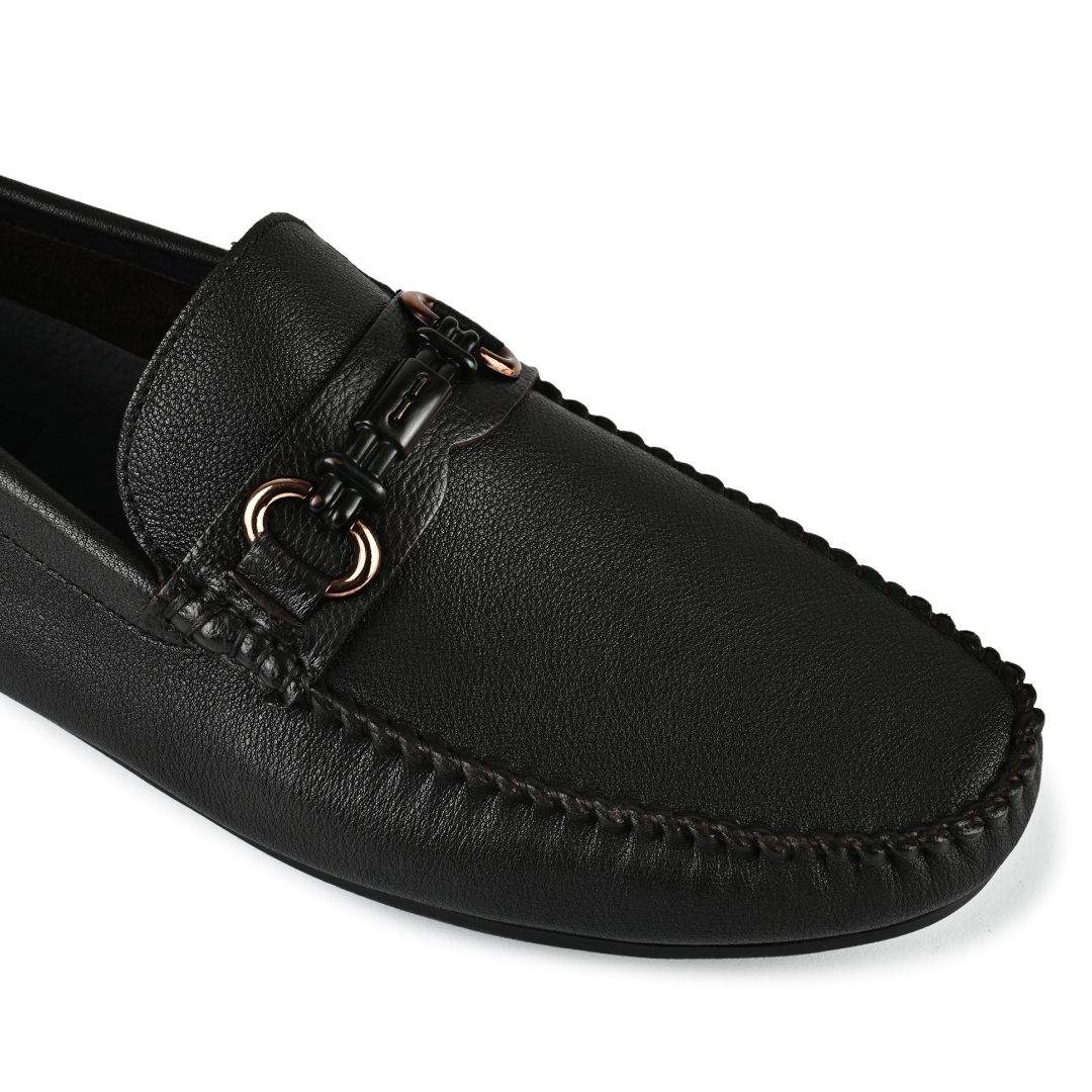 Henry Penny Moccasins - Black