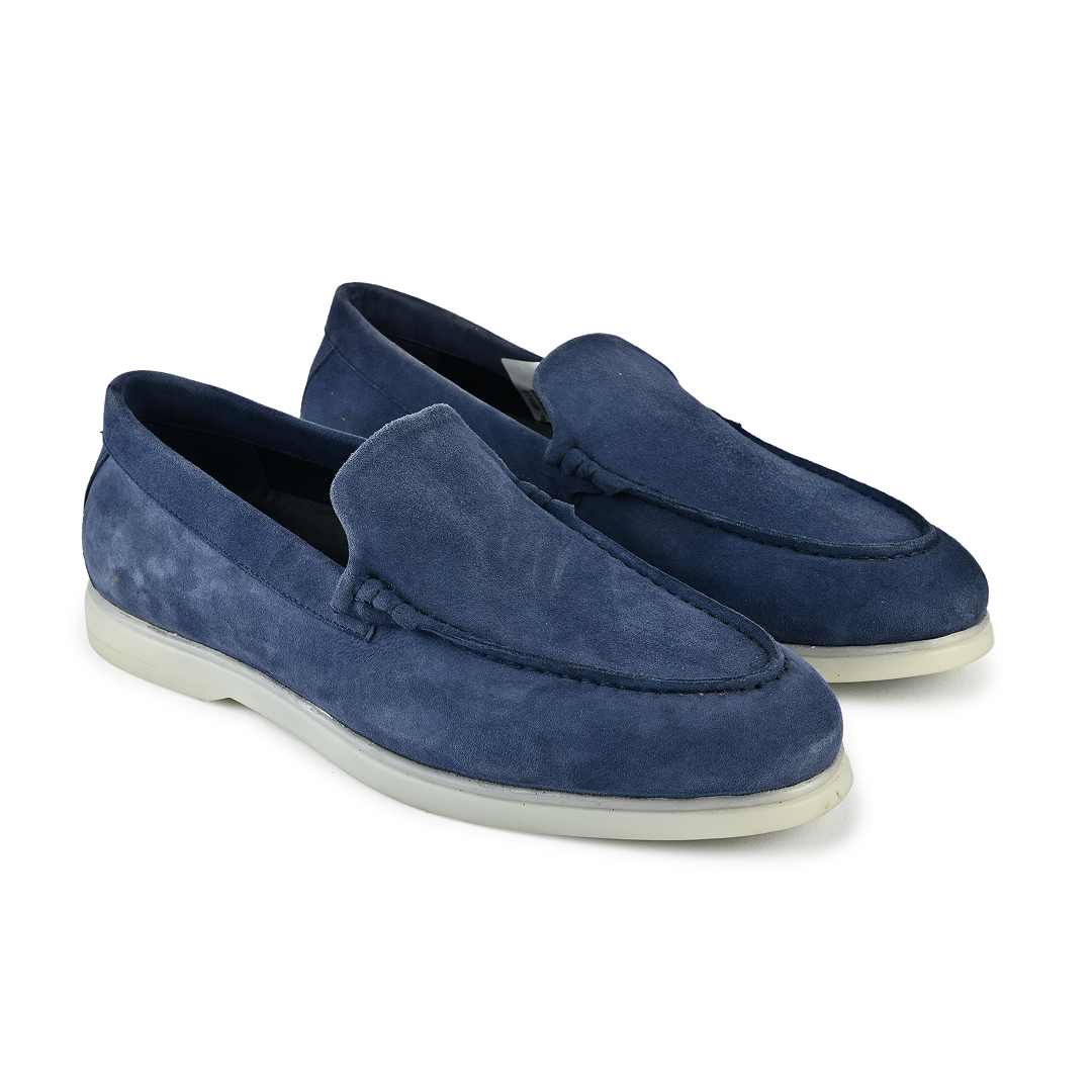 Midnight Suede Slipons - Blue