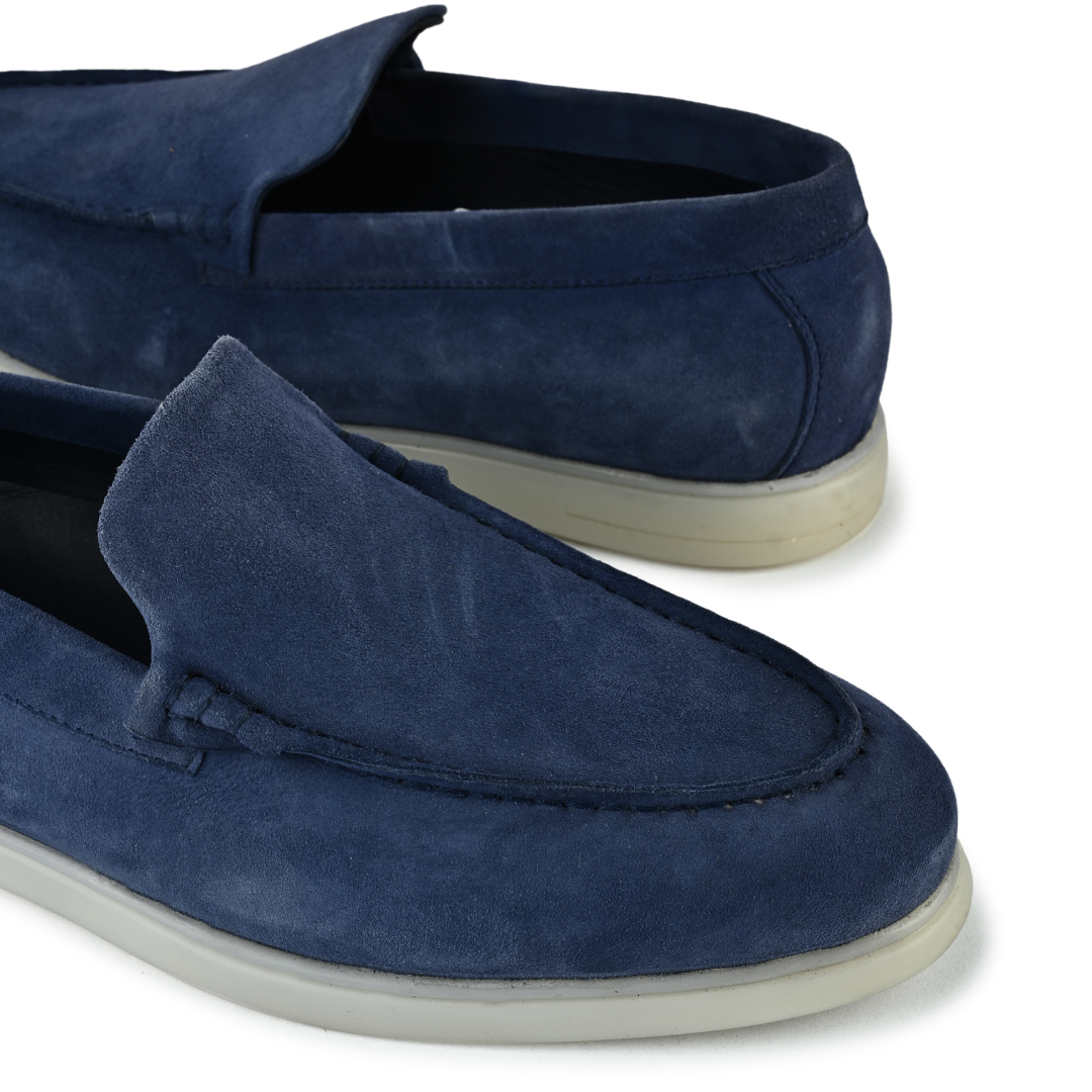 Midnight Suede Slipons - Blue