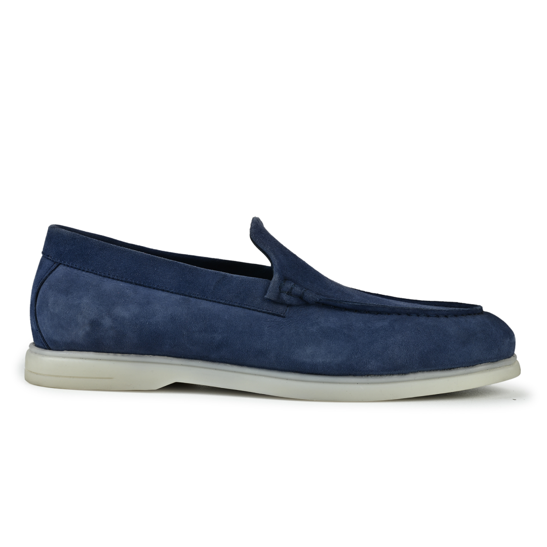 Midnight Suede Slipons - Blue