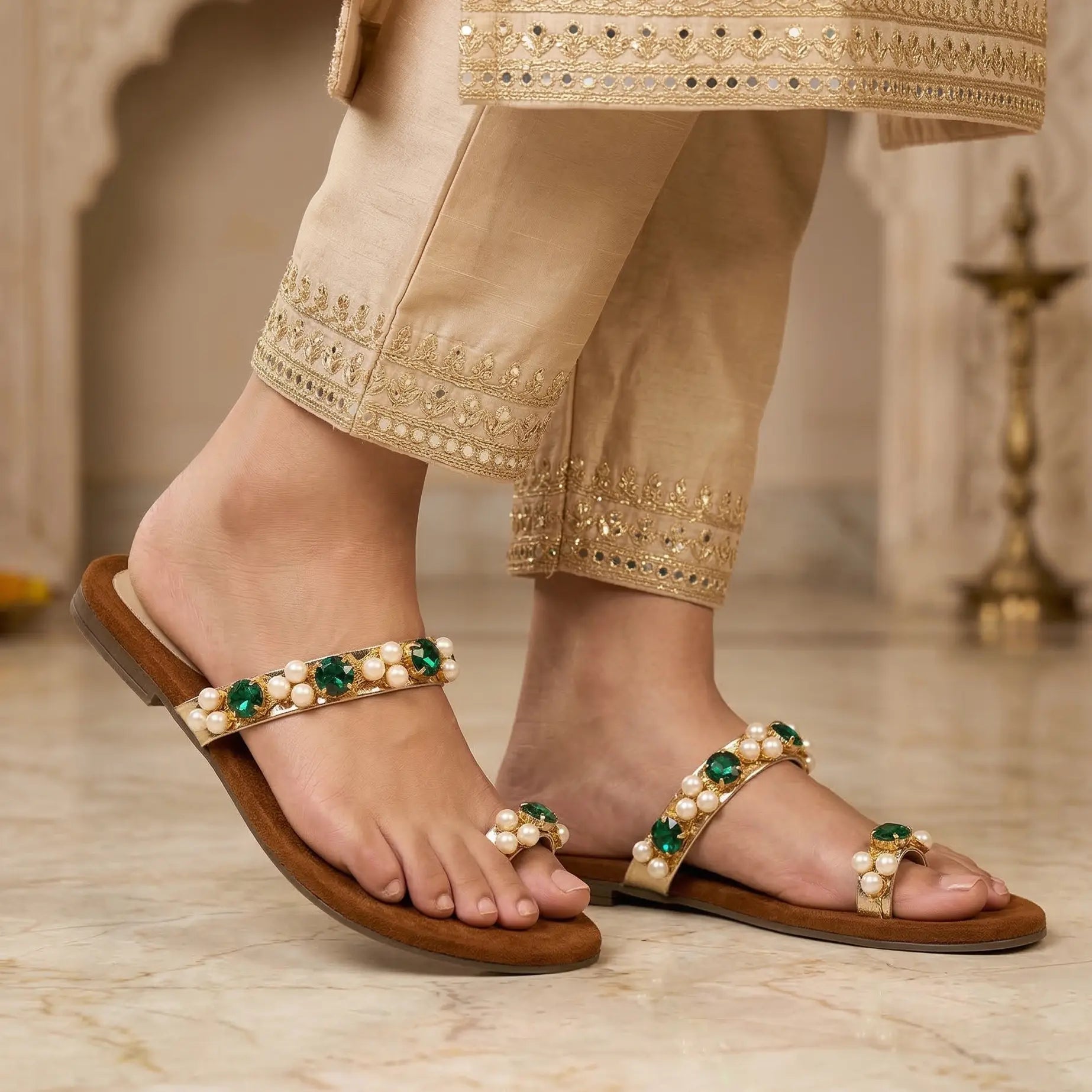 Regal Gemstone Flats - Green