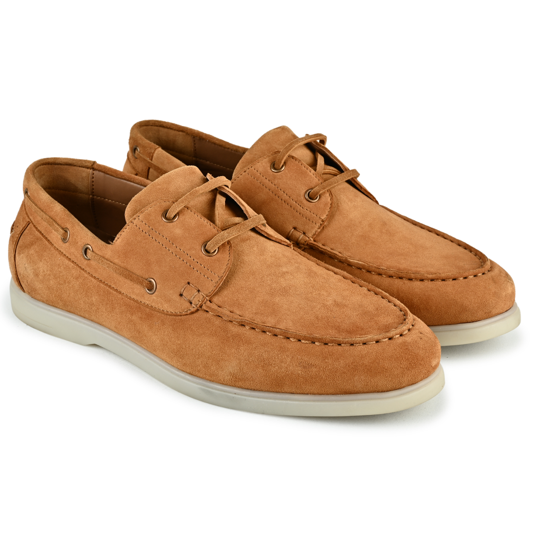 Regal Suede Lace Ups - Tan