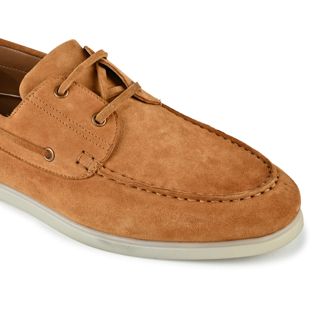 Regal Suede Lace Ups - Tan