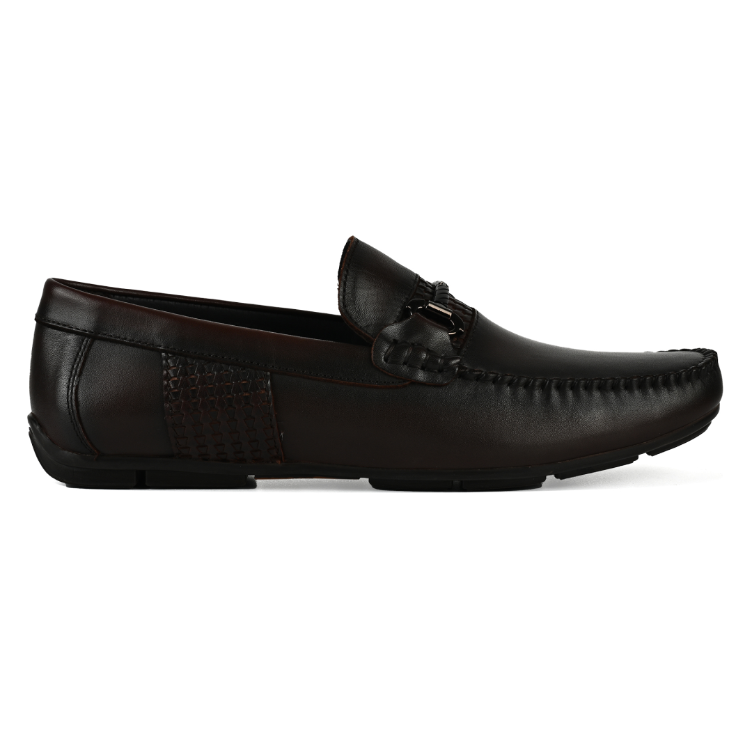 Thomas Men Horsebit Loafers- Dark Brown
