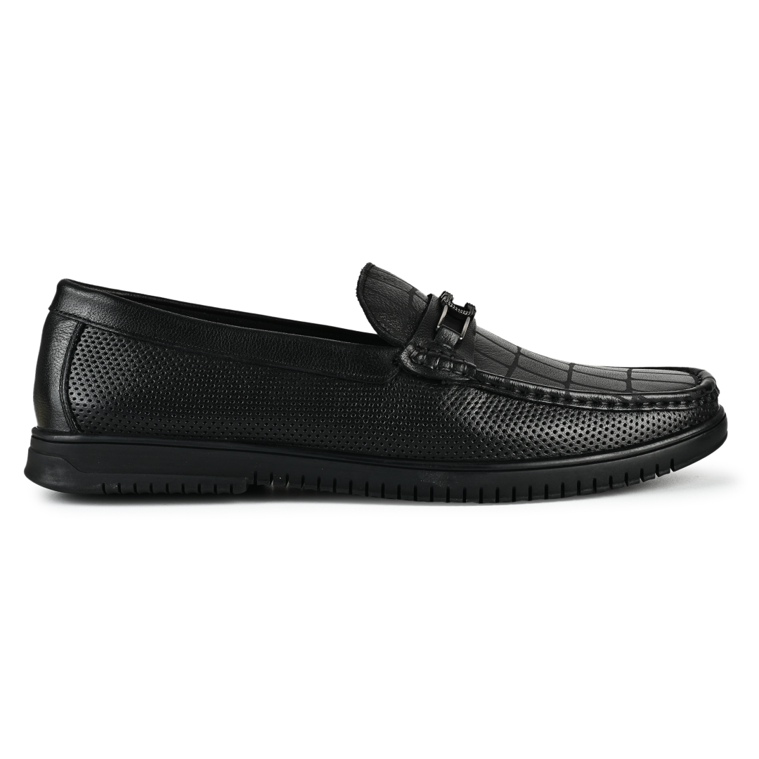 Torino Horsebit Loafers - Black