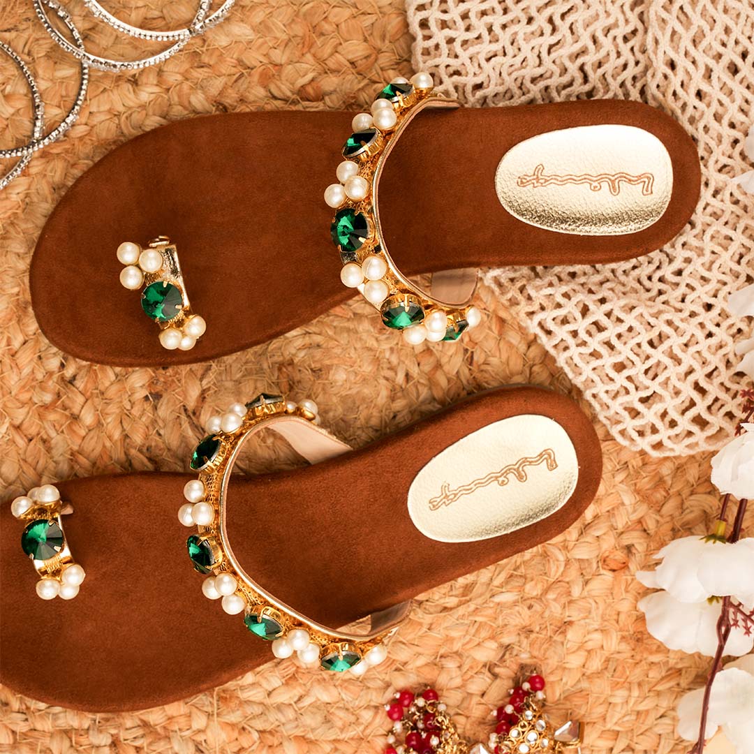 Regal Gemstone Flats - Green