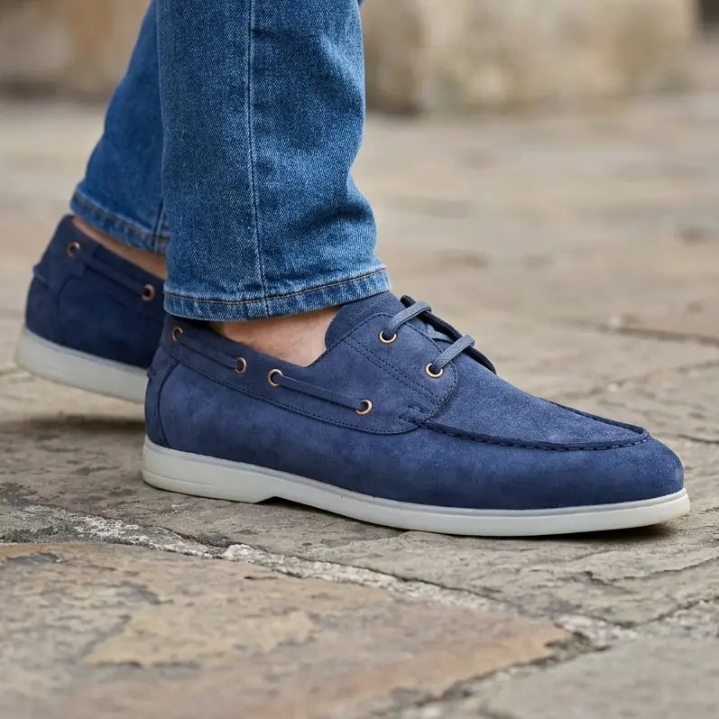 Regal Suede Lace Ups - Blue